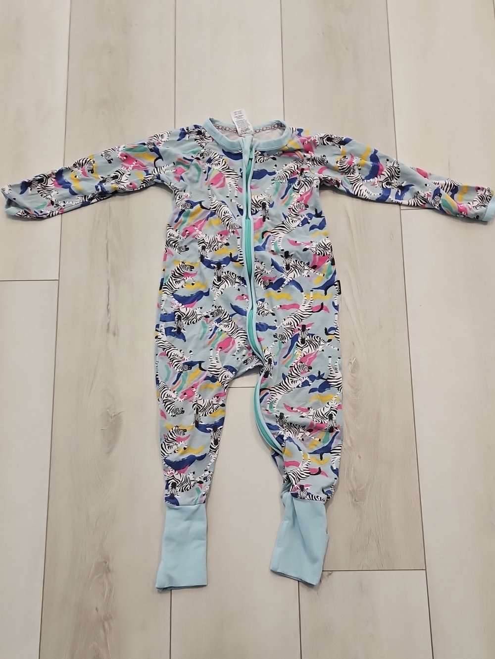 Bonds Wondersuit onesies, size 18-24months, zebra